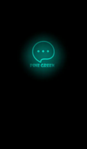 [LINE着せ替え] Pine Green Neon Theme V4 (JP)の画像1