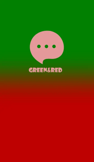 [LINE着せ替え] Green & Red V5 (JP)の画像1