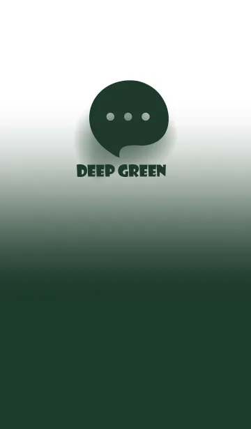 [LINE着せ替え] Deep Green  & White Theme V.4 (JP)の画像1