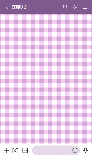 [LINE着せ替え] ザ ハート チェック .48の画像2