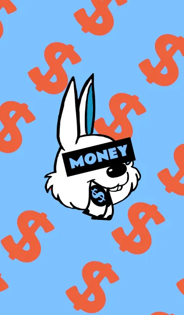 [LINE着せ替え] マネー ラビット 372の画像1