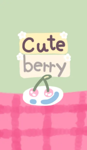 [LINE着せ替え] Cute berryの画像1