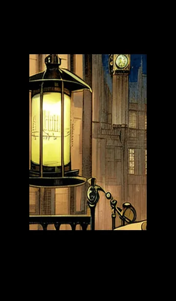 [LINE着せ替え] 猫紳士街_#EaD04。の画像1