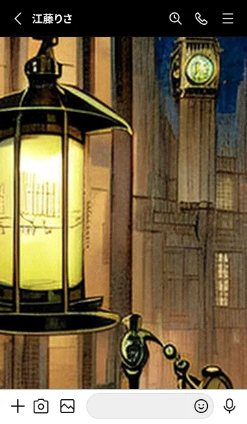 [LINE着せ替え] 猫紳士街_#EaD04。の画像2