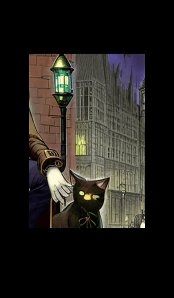 [LINE着せ替え] 猫紳士街_#EaD03。の画像1