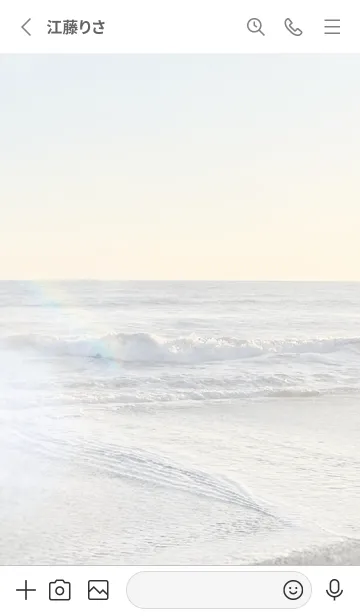 [LINE着せ替え] ホワイトオーシャン13／ナチュラルスタイルの画像2