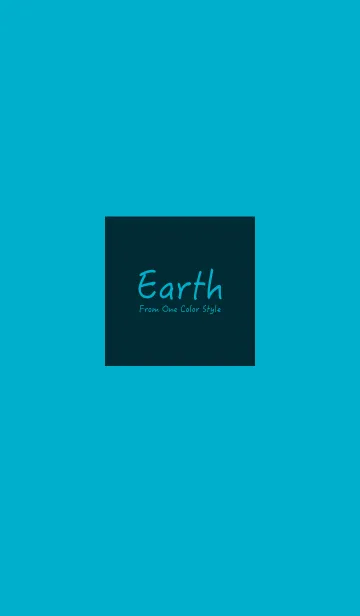 [LINE着せ替え] Earth / ターコイズの画像1