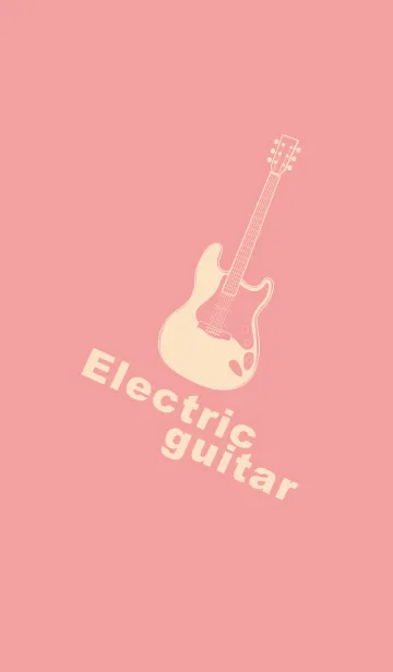 [LINE着せ替え] ELECTRIC GUITAR CLR 紅梅色の画像1