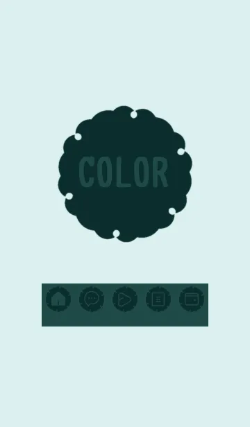 [LINE着せ替え] green color G60の画像1