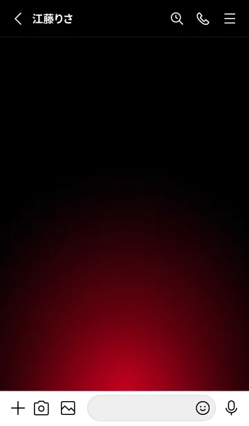 [LINE着せ替え] APPLE RED LIGHT ICON THEME 2の画像2