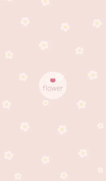 [LINE着せ替え] お花<チューリップ>ピンク.の画像1