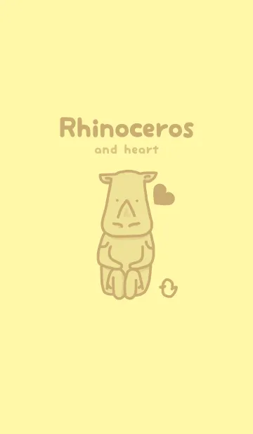 [LINE着せ替え] サイとハート -クリームの画像1