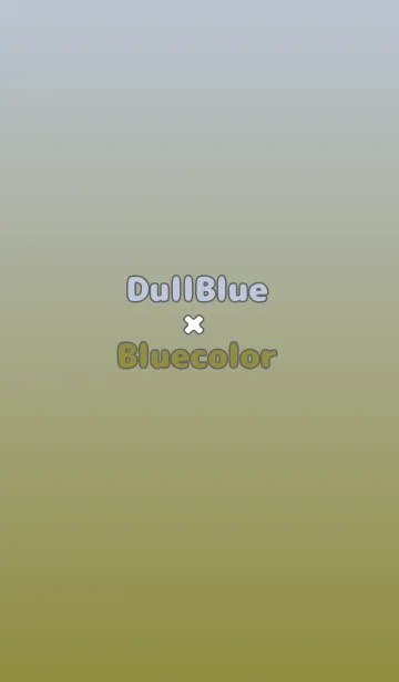 [LINE着せ替え] くすみブルー★鶯色.TKCの画像1