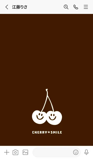 [LINE着せ替え] チェリー スマイル 207の画像2