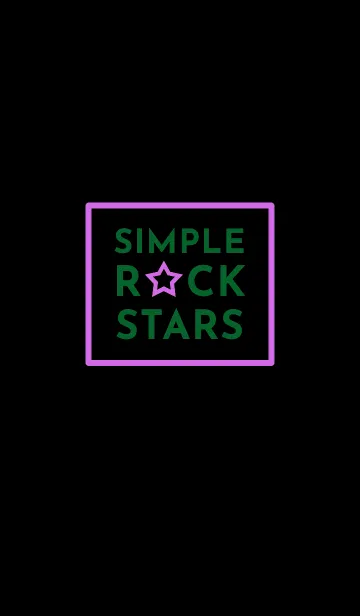 [LINE着せ替え] シンプル ロック スター 96の画像1