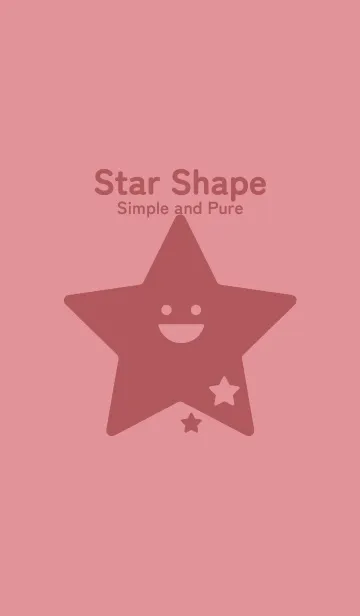 [LINE着せ替え] 星型の着せかえ オールドローズの画像1