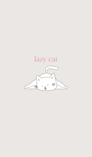[LINE着せ替え] lazy cat..19の画像1