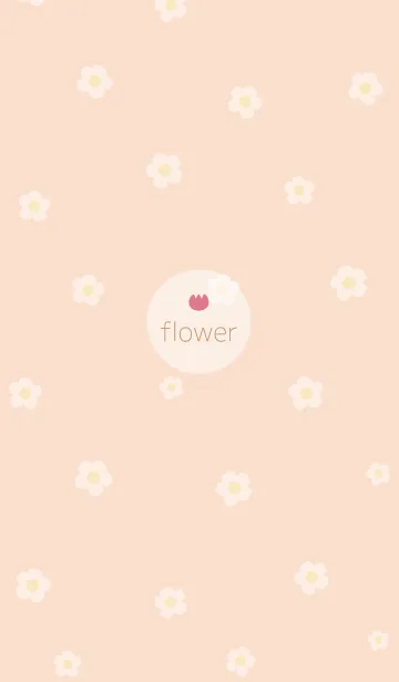 [LINE着せ替え] お花<チューリップ>オレンジ.の画像1