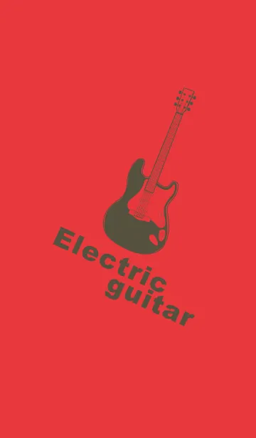 [LINE着せ替え] ELECTRIC GUITAR CLR シグナルレッドの画像1