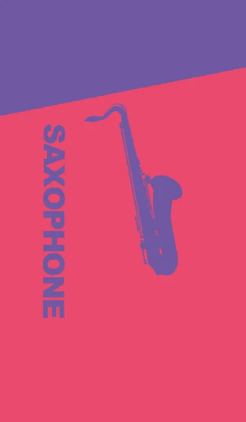 [LINE着せ替え] Saxophone CLR フクシャパープルの画像1