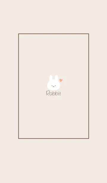 [LINE着せ替え] Rabbit-Dusky.Beige 27の画像1