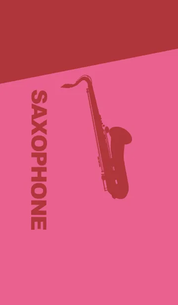 [LINE着せ替え] Saxophone CLR ローズレッドの画像1