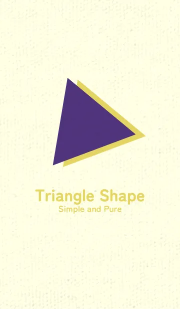 [LINE着せ替え] 三角型の着せかえ パンジーパープルの画像1