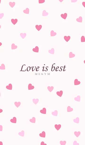 [LINE着せ替え] Love is best - PINK 11の画像1