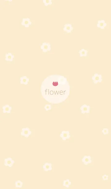 [LINE着せ替え] お花<チューリップ>イエロー.の画像1