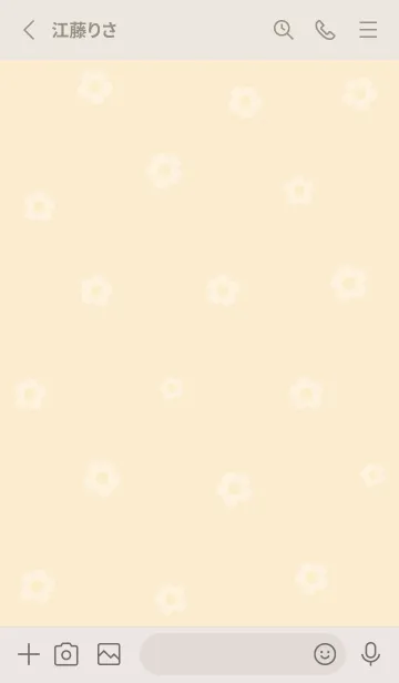 [LINE着せ替え] お花<チューリップ>イエロー.の画像2