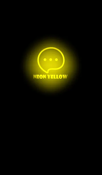 [LINE着せ替え] Neon Yellow Neon Theme V4 (JP)の画像1