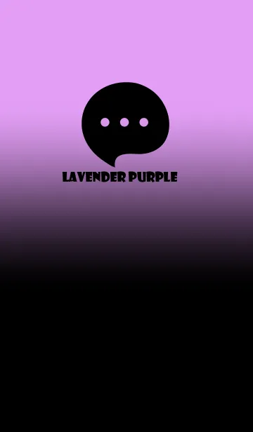 [LINE着せ替え] Black &  Lavender Purple Theme V4 (JP)の画像1