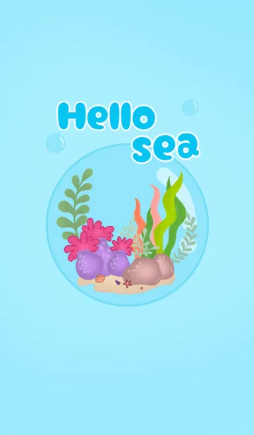 [LINE着せ替え] hello seaの画像1