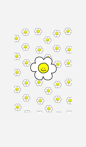 Happy Smile Everyday(gray)の着せ替えメイン画像