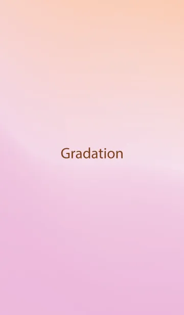 [LINE着せ替え] gradation ORANGE&PINK 90の画像1