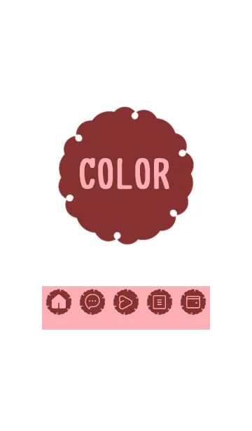 [LINE着せ替え] red color G28の画像1