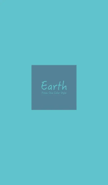 [LINE着せ替え] Earth / ターコイズ2の画像1