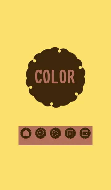 [LINE着せ替え] yellow color G26の画像1