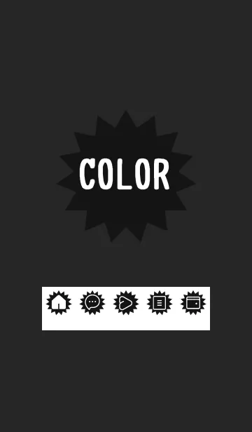 [LINE着せ替え] bw color H27の画像1