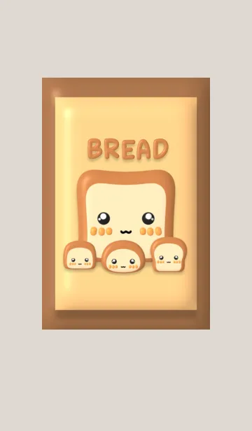 [LINE着せ替え] Cute Bread Cute Themeの画像1