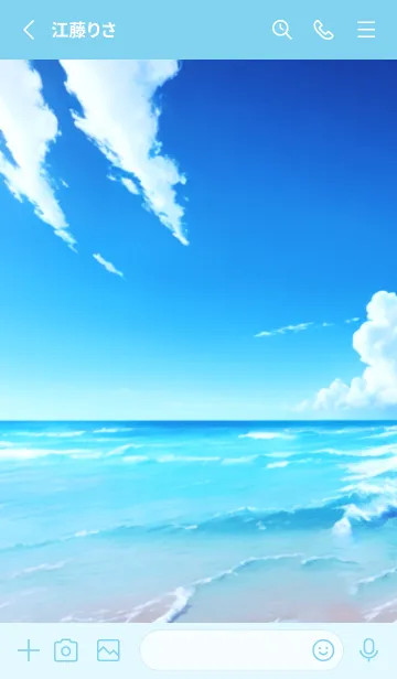 [LINE着せ替え] Ocean Theme - 008 BUの画像2