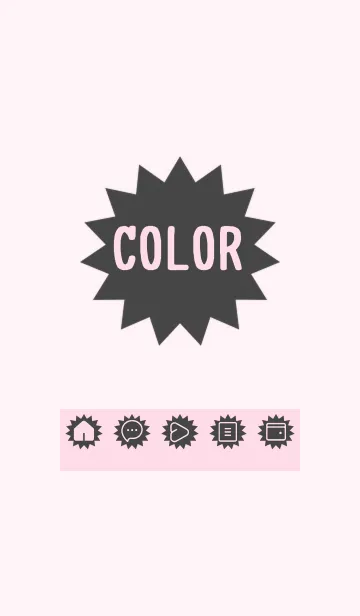 [LINE着せ替え] pink color H26の画像1