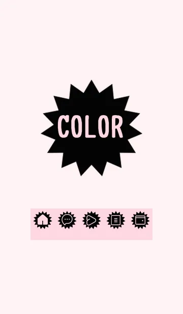[LINE着せ替え] pink color H28の画像1