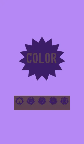 [LINE着せ替え] purple color H26の画像1