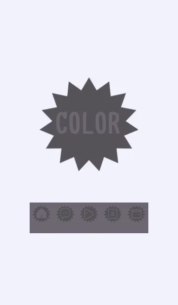 [LINE着せ替え] purple color H29の画像1