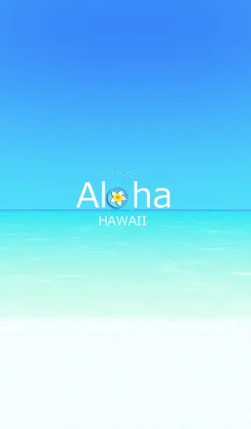 [LINE着せ替え] ヒーリング★ハワイ＊ALOHA+324の画像1