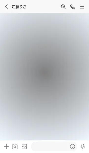 [LINE着せ替え] グレー●アリスブルー.TKCの画像2