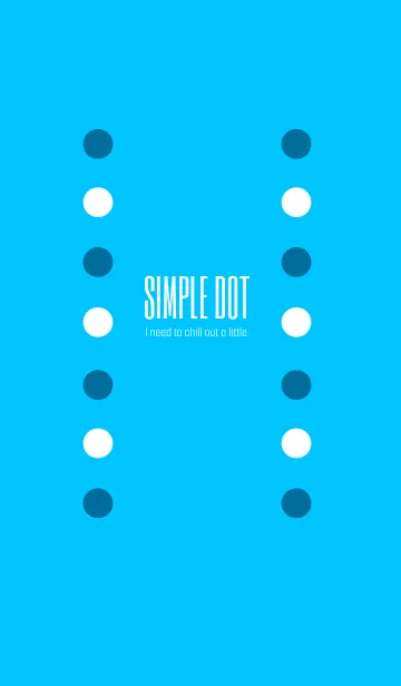 [LINE着せ替え] シンプルドット -12の画像1