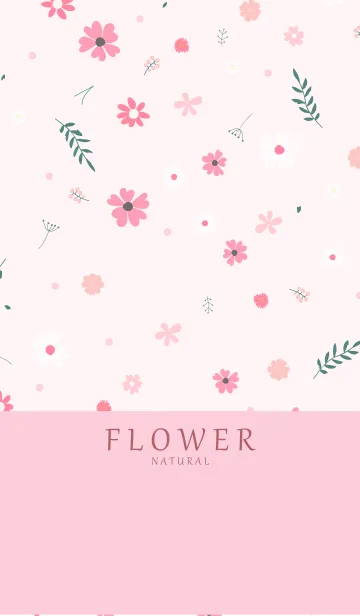 [LINE着せ替え] FLOWER PINK -NATURAL-6の画像1