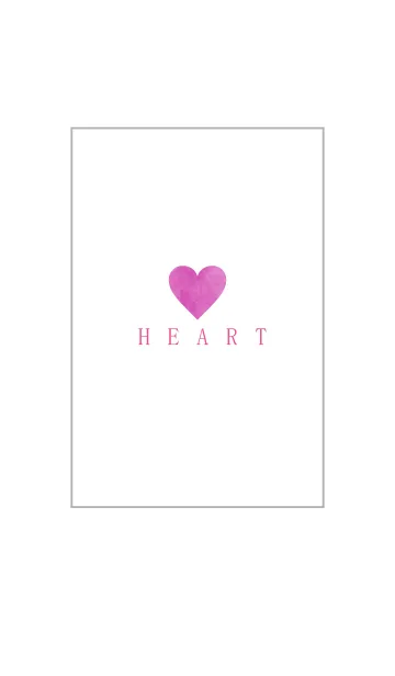 [LINE着せ替え] watercolor purple pink-HEART 40の画像1